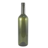 Бутылка винная "Бордо" 0,75 литра, оливковая